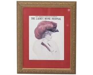 57. Framed Ladies Home Journal Illustration