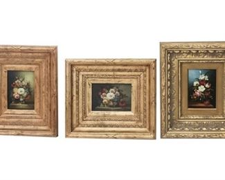 59. Trio of Floral Still Life Print