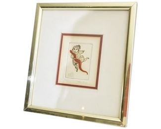 81. Mixed Medio Intaglio Signed Illegibly