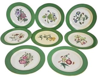 111. Eight Hand Painted Decorative Dishes