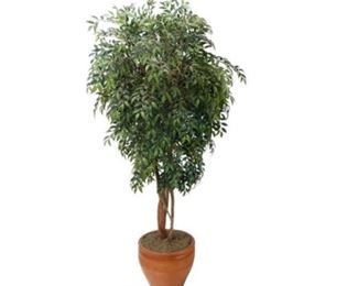 140. Artificial Houseplant and Planter