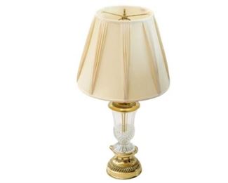 138. Cut Glass Table Lamp