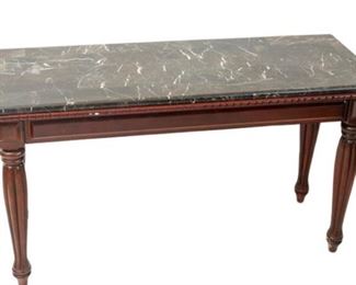 142. Marble Top Console