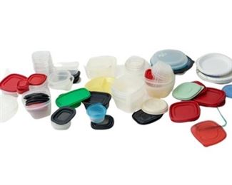 143. Large Assortment of Tupperware