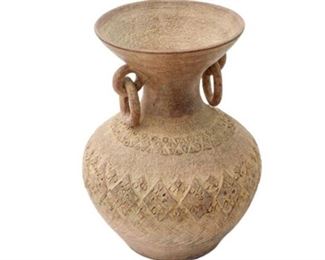 151. Mediterranean Style Clay Vase