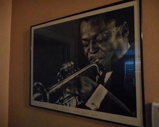 Miles Davis Framed Poster