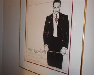 Duke Ellington Framed Poster, Avery Clayton 1/79