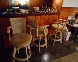 Swivel Kitchen or Bar Chairs, Foot rest
