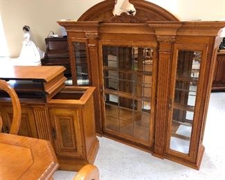 Large china cabinet...too tall for our ceiling 