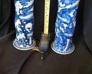 The blue and white pair