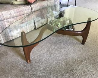 Adrian Pearsall? Coffee Table with Haeger Planter