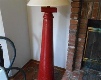 Unique pillar floor lamp