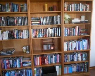 Books only (bookcase is built-in)