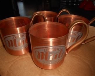 Smirnoff Mule copper mugs