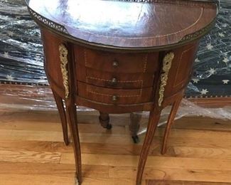 ITALIAN 3 DRAWERS SMALL TABLE $ 175.00