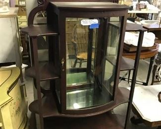 ETAGERE WALNUT , LATE 1800'S, ALL ORIGINAL PRISTINE $ 300.00