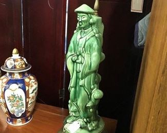 ANTIQUE ASIAN LAMP 75.00
