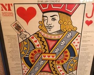A VERY POPULAR PLAY IN LONDON , ENGLAND, GREAT FOR COLLECTORS OF THEATER PIECES, GREAT FIND, LARGE AND FRAMED IN BRASS.
GREAT CONVERSATION PIECE
