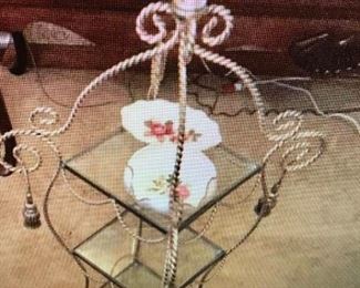 SMALL ITALIAN RACK WITH GLASS