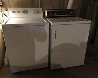 washer and dryer