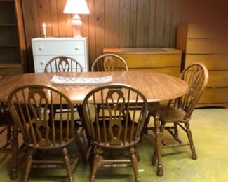 maple dining rm set