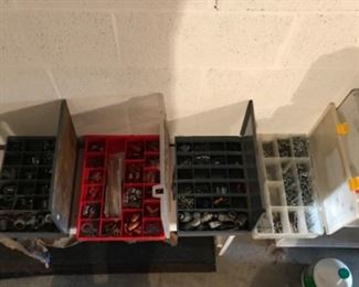 parts boxes with parts