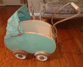 wonderful, great condition art deco doll buggy