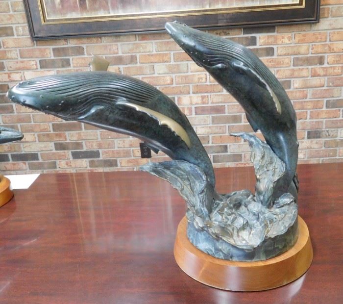 Twin Breach Bronze by Randy Puckett - 14 of 150 - 1992