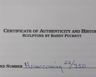 Certificate of Authenticity 