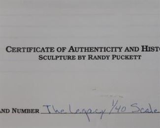 Certificate of Authenticity
