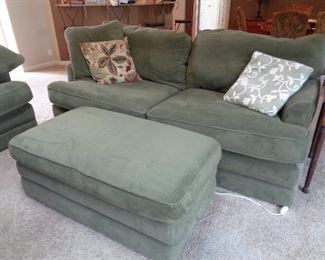 other sofa w/ottoman