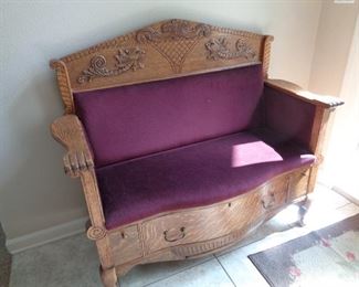 vintage settee