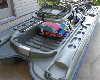 fishing boat w/trolling motor & seats