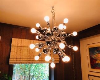Chrome Sputnik Chandelier 