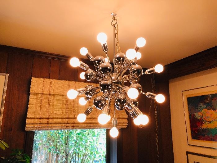 Chrome Sputnik Chandelier 