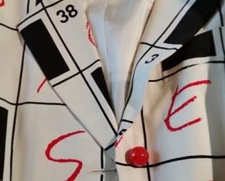 Moschino Crossword Jacket