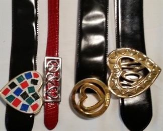 MOSCHINO BELTS!