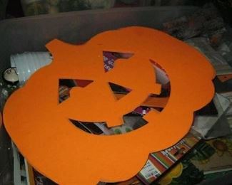 Tons of Halloween and fall decorations. Unfortunately, my photos didn't turn out.