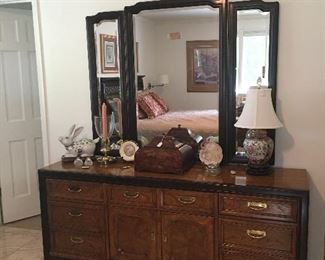 Thomasville furniture dresser and mirror 