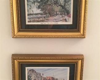 Sites of Georgia framed artwork