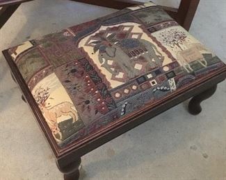 Elephant footstool