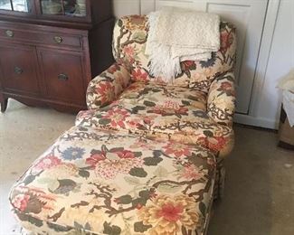 Chair and ottoman 