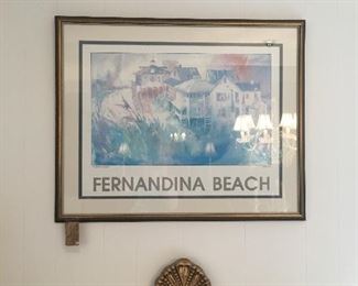 Fernandina Beach Framed art 