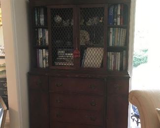 Antique Secretary desk cabinet 