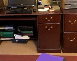 Office furniture: desk, cabinet...