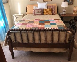 Vintage Jenny Lind full size bed
