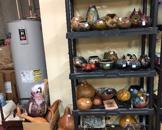 Gourds galore! Hand carved, hand painted... So Unique!