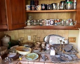 Mugs, 'Sea' platters...