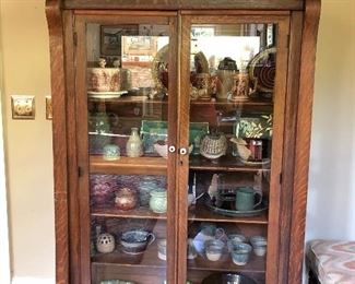 Antique cabinet filled with treasures....!!