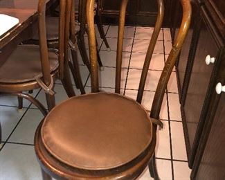 Thonet Bent Wood Chairs 
A set of 11. 
Unless we can find another. 
Must be purchased in pairs 